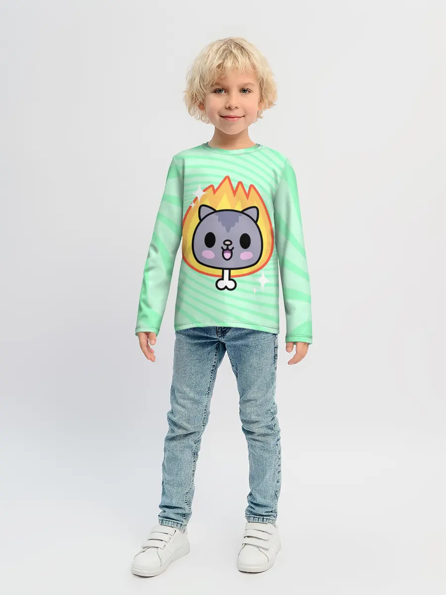 Детский лонгслив / Toca Boca Cat