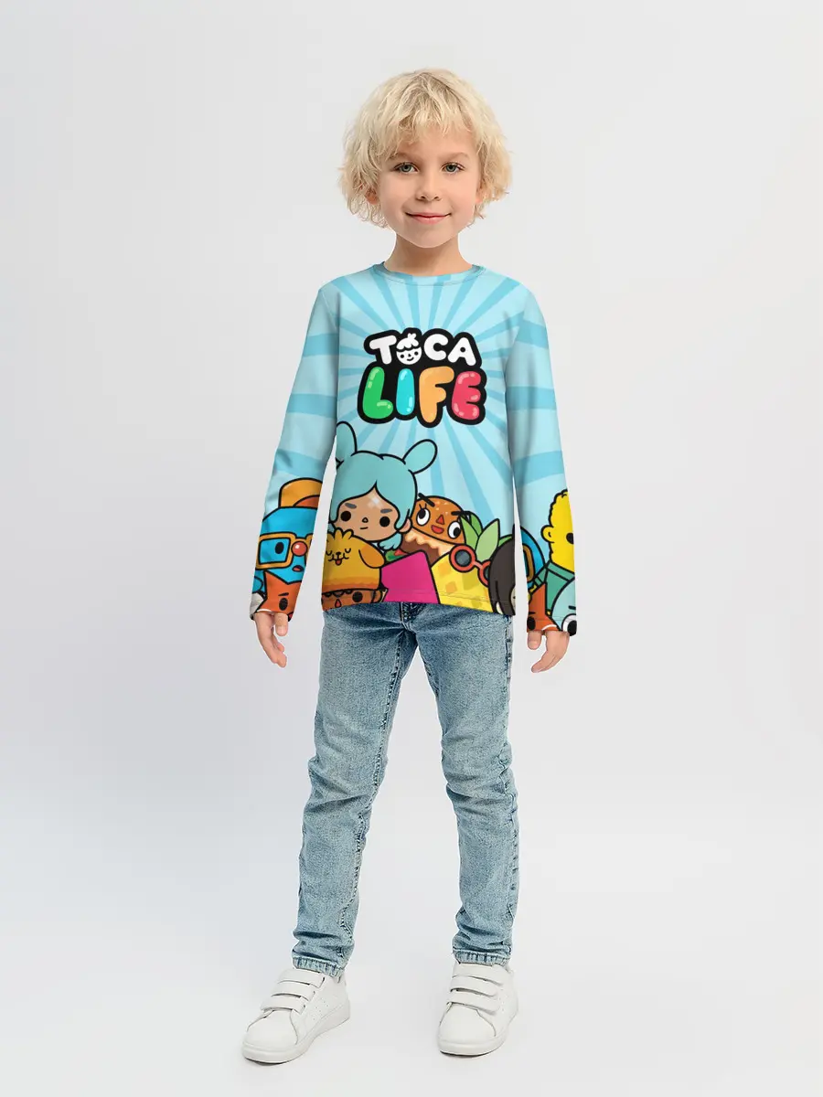 Детский лонгслив / Toca boca life