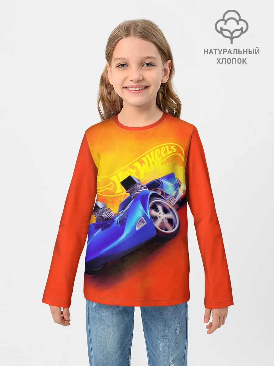 Детский лонгслив / Hot Wheels. Хот Вилс