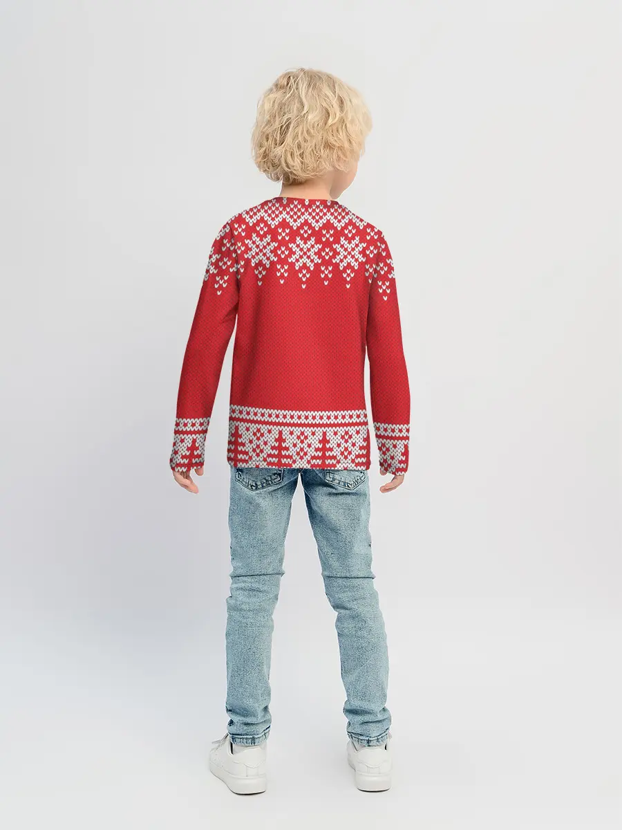 Детский лонгслив / Зимний лес