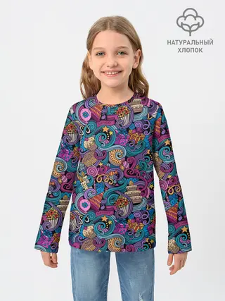 Детский лонгслив / День Рождения