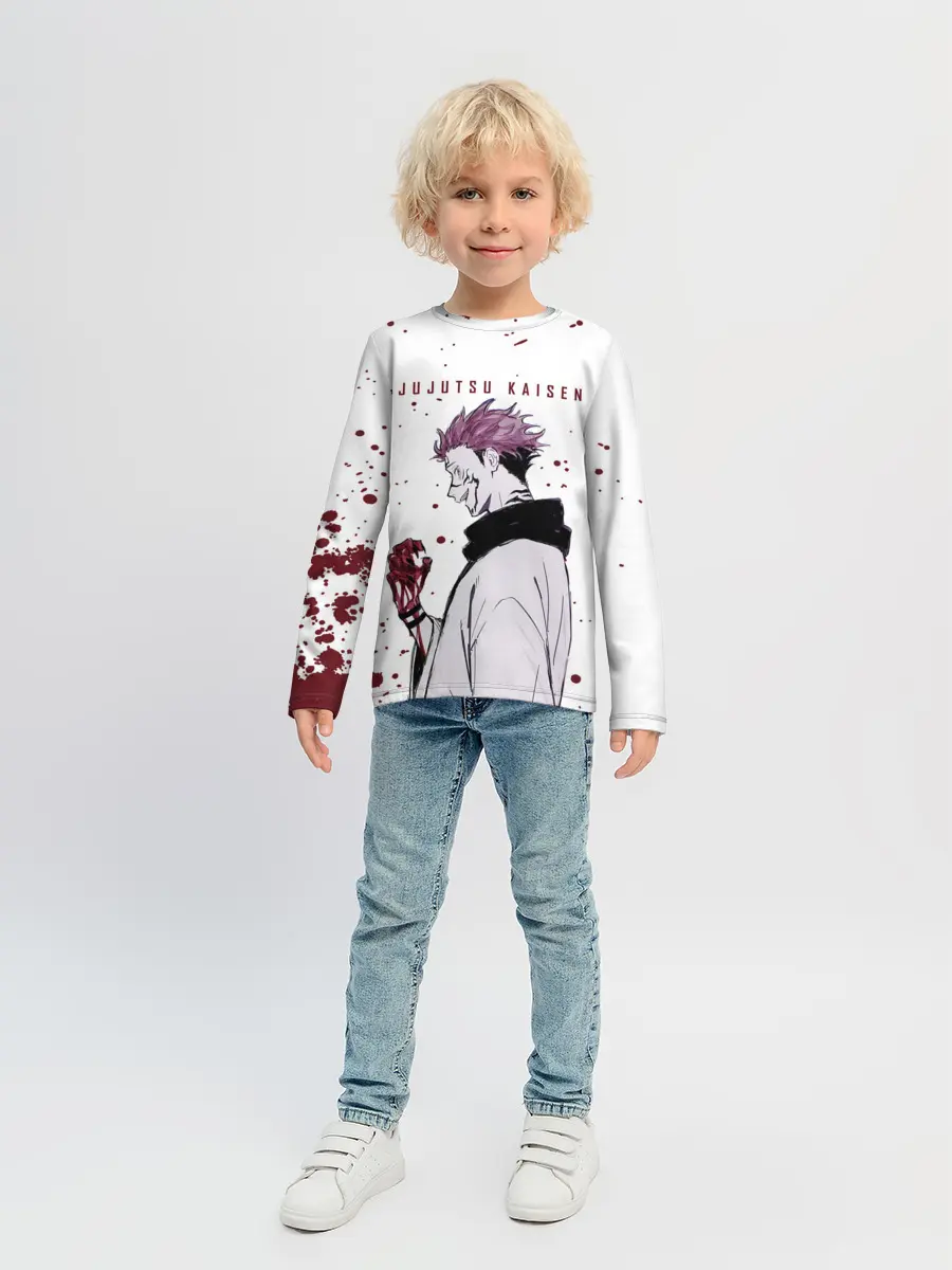 Детский лонгслив / Ryomen Sukuna Jujutsu Kaisen