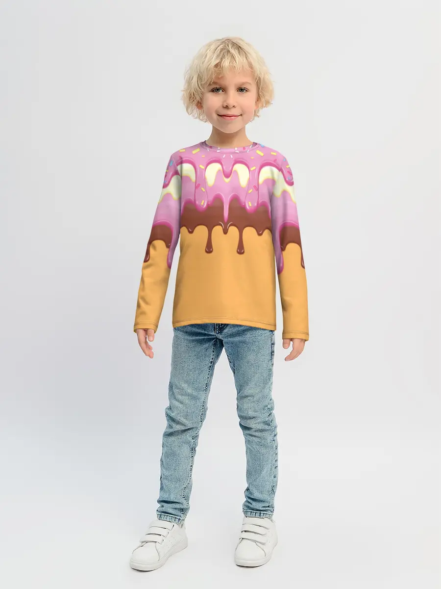 Детский лонгслив / Мороженое | Ice Scream