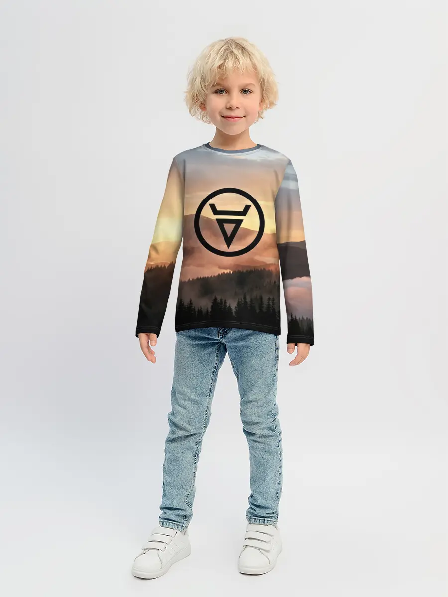 Детский лонгслив / ВЕЛЕС | РУНЫ | RUNES
