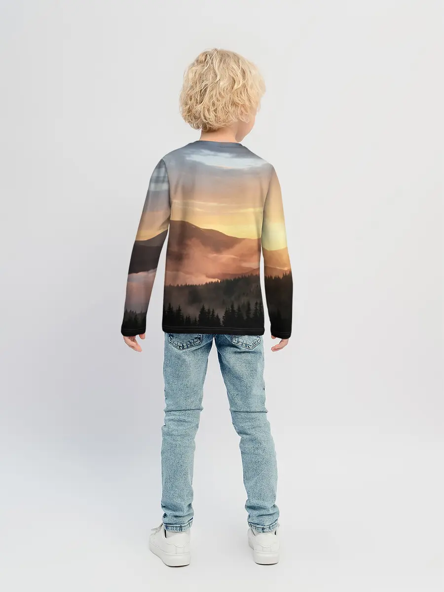 Детский лонгслив / ВЕЛЕС | РУНЫ | RUNES