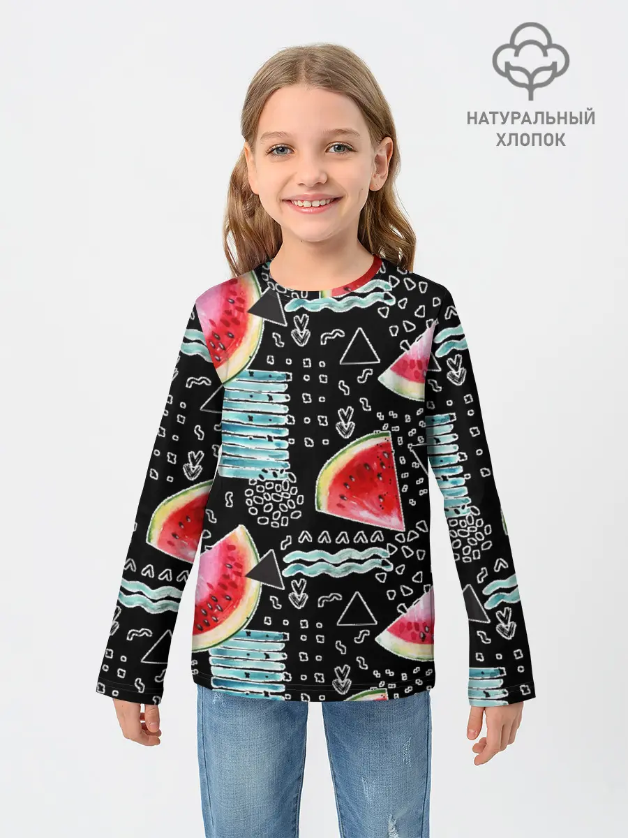 Детский лонгслив / сладкий арбуз