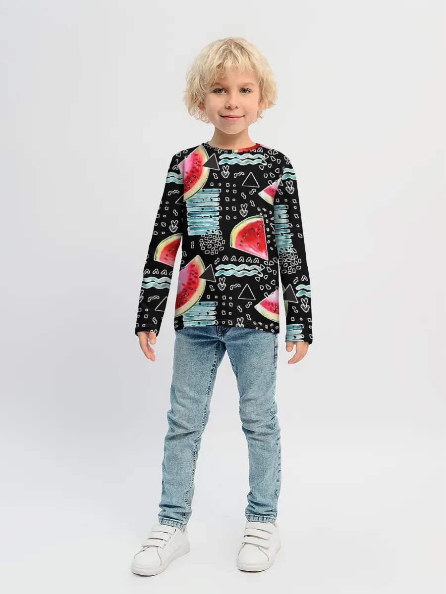 Детский лонгслив / сладкий арбуз