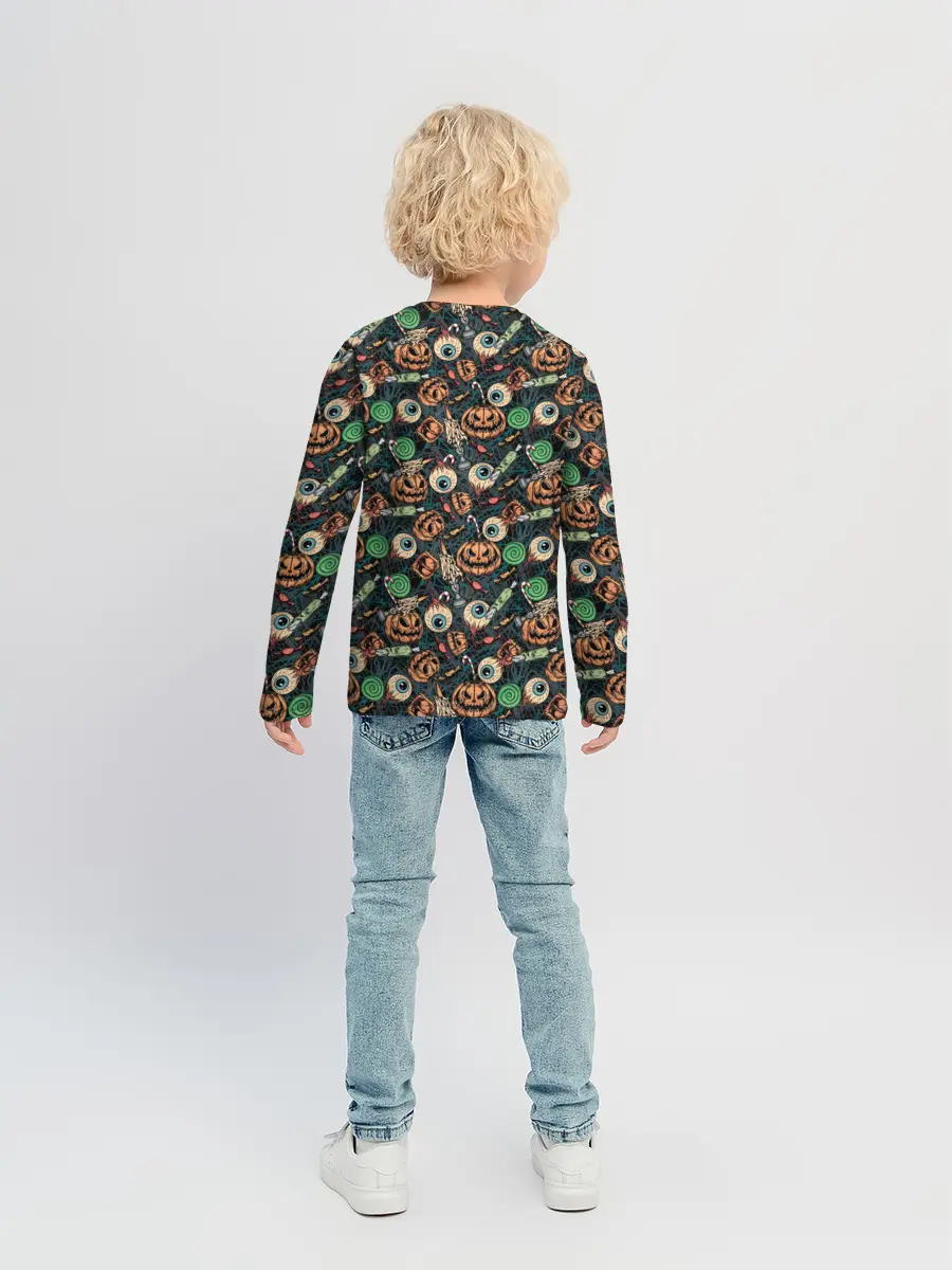 Детский лонгслив / Счастливого Хэллоуина