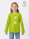 Детский лонгслив / Котик запутался в нитках