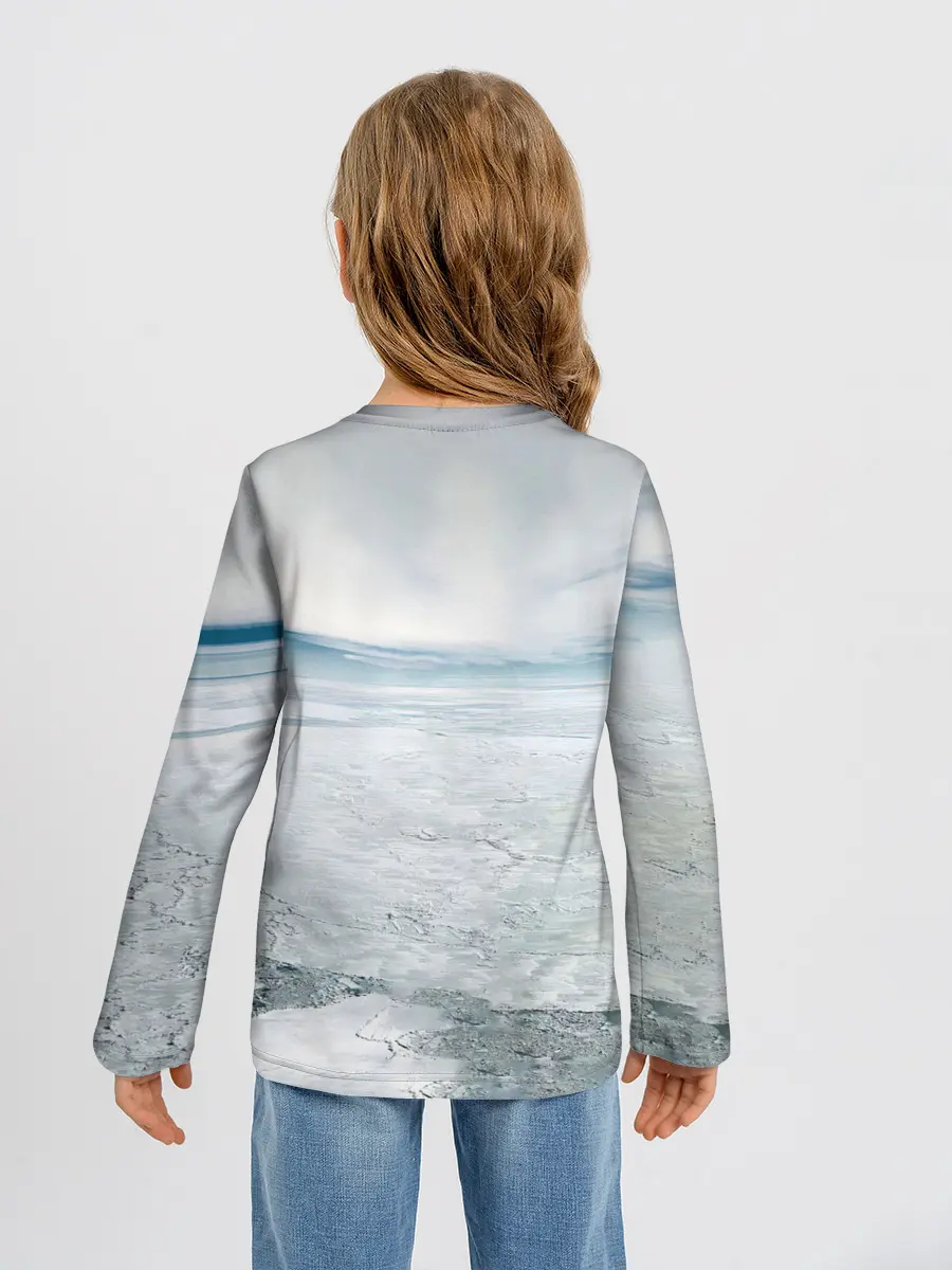 Детский лонгслив / Infinite - Deep Purple