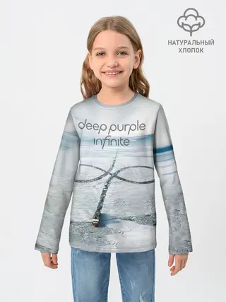 Детский лонгслив / Infinite - Deep Purple