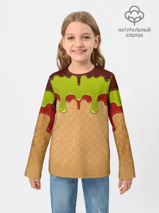 Детский лонгслив / Мороженое | Ice Scream