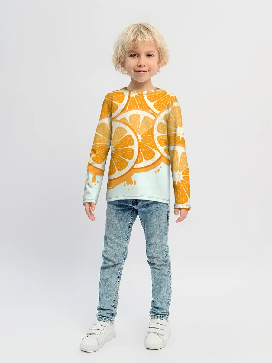 Детский лонгслив / АПЕЛЬСИН | ORANGE