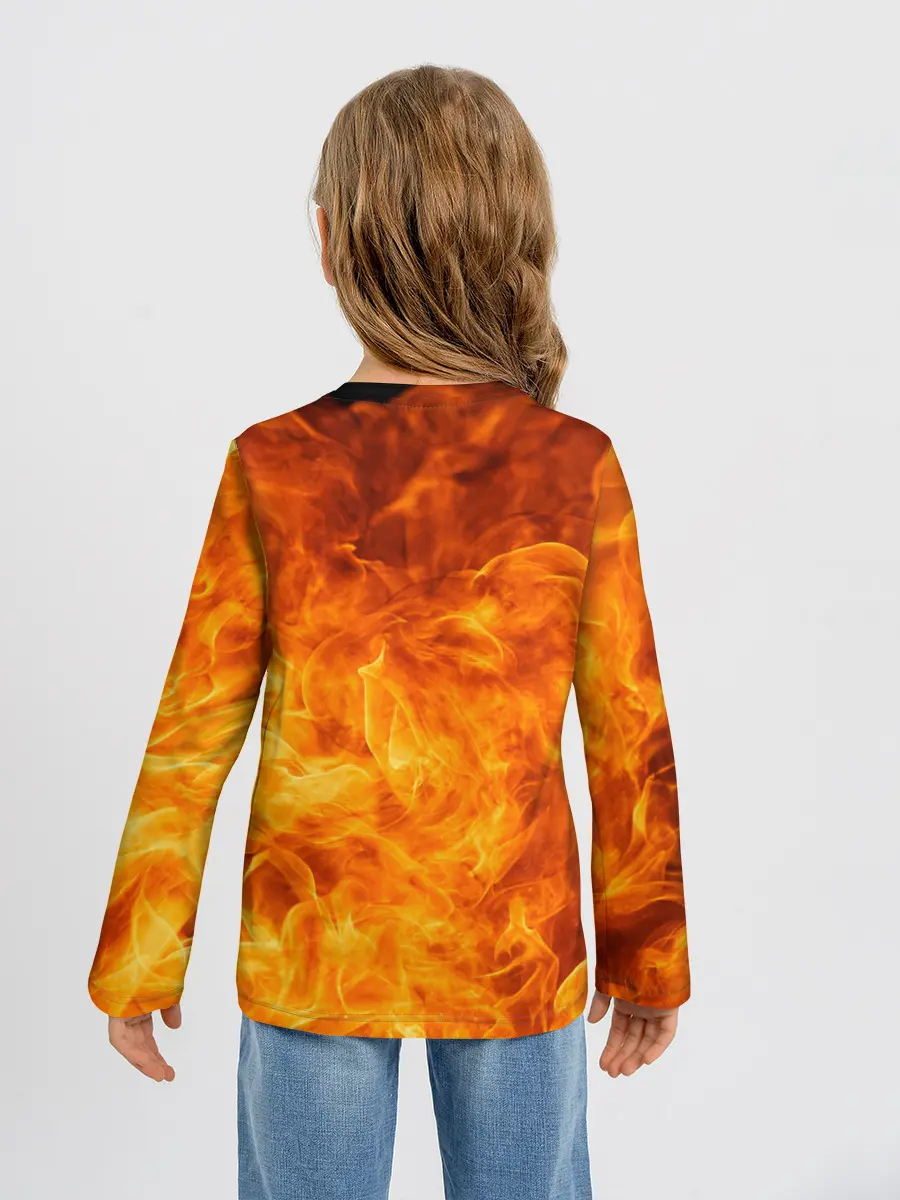 Детский лонгслив / Японский дракон | Japanese Dragon