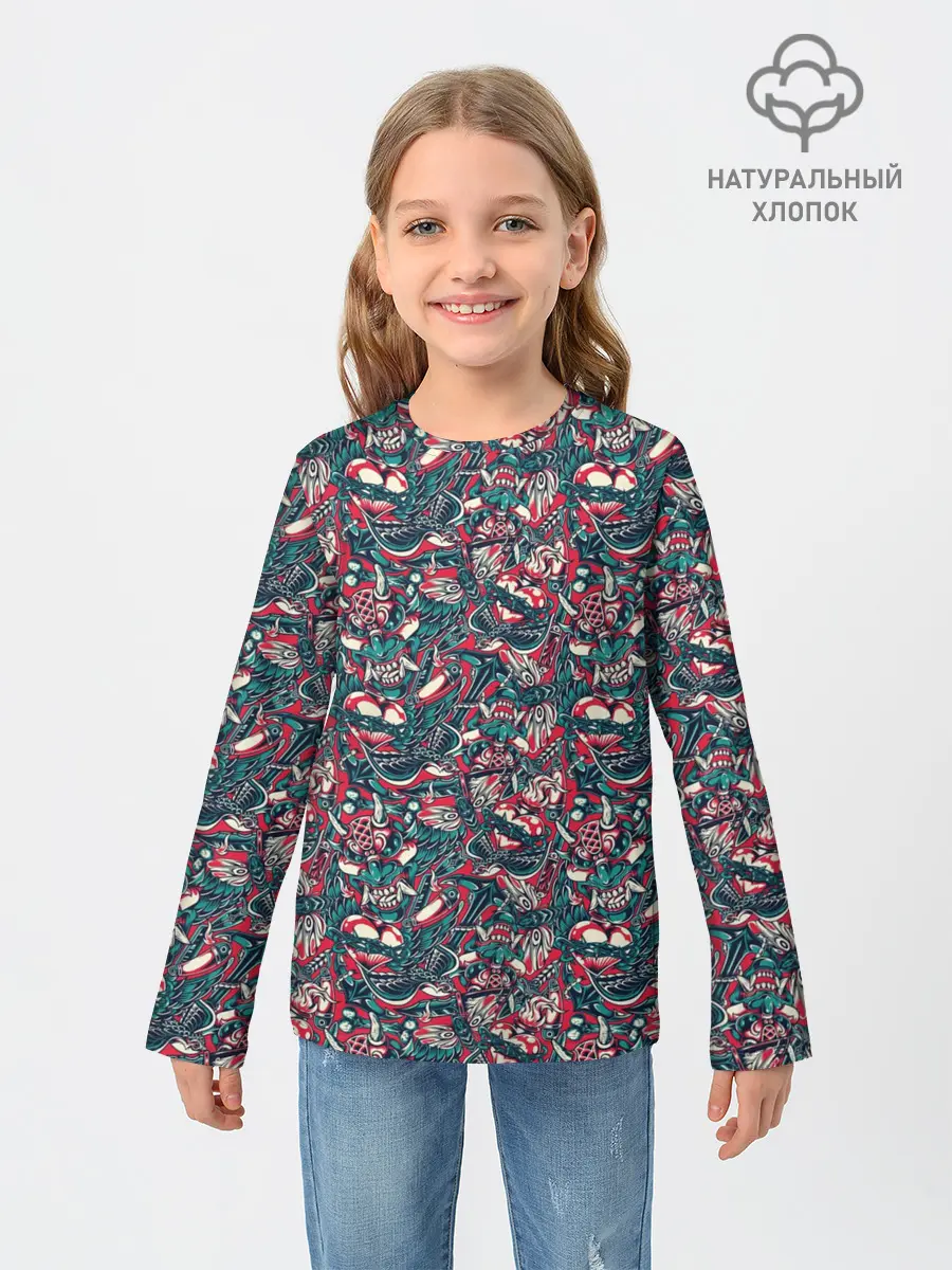 Детский лонгслив / Happy Halloween