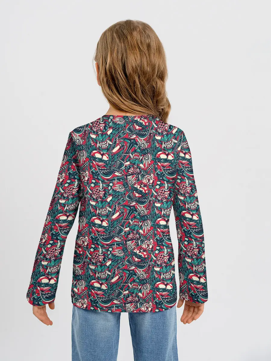 Детский лонгслив / Happy Halloween