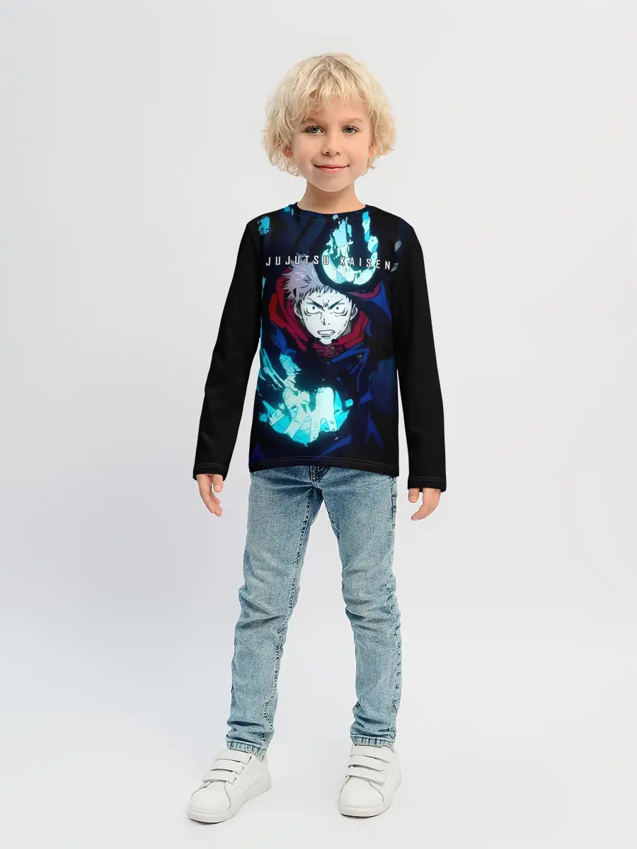 Детский лонгслив / Итадори Юдзи Магическая битва