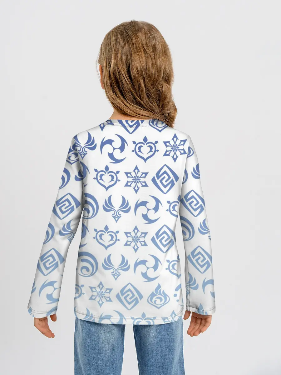 Детский лонгслив / КАМИСАТО АЯКА | КРИО