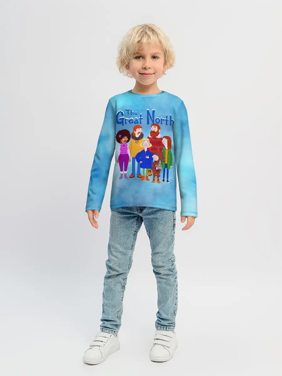 Детский лонгслив / Великий Север / The Great North