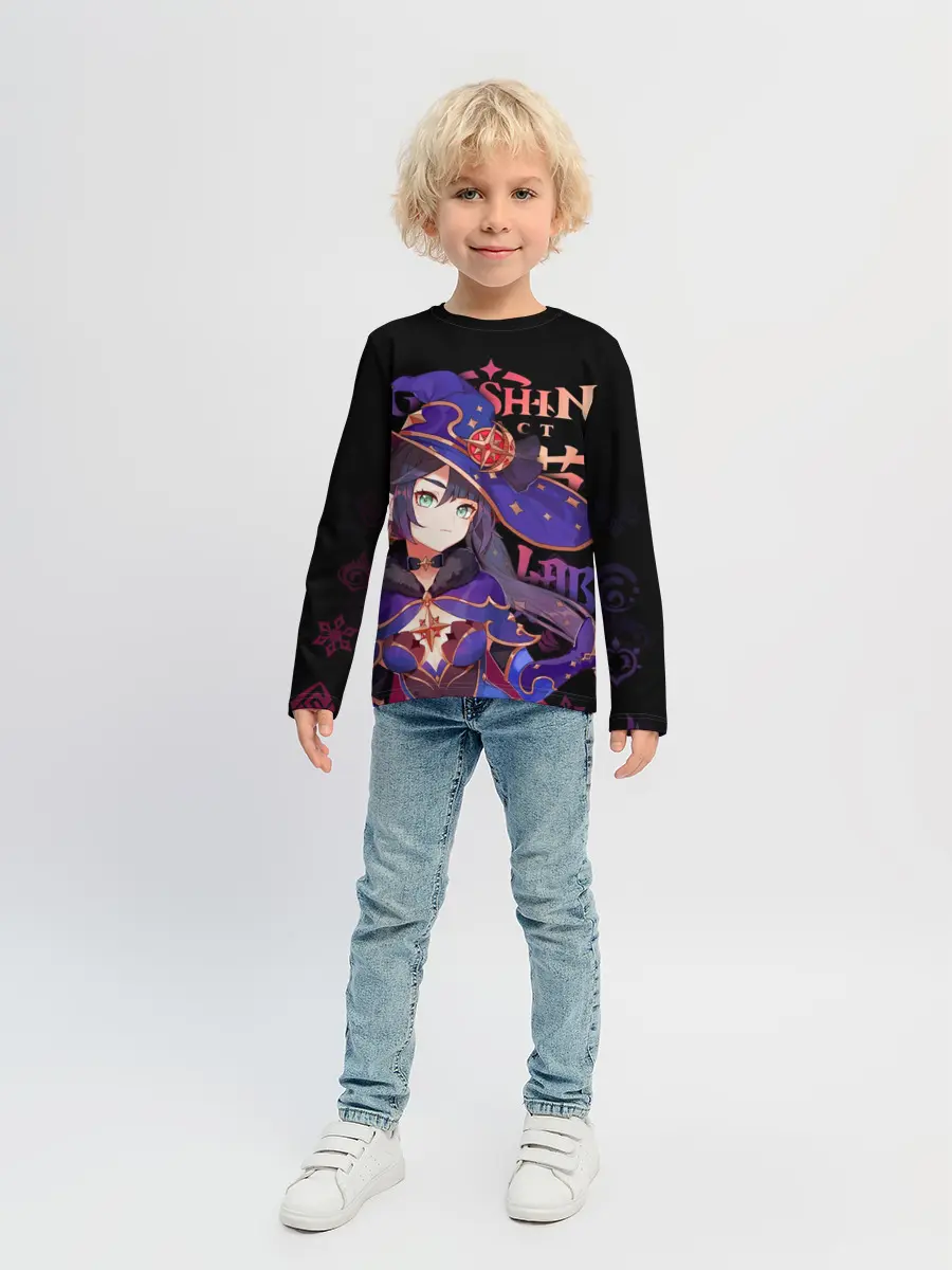 Детский лонгслив / Мона, Genshin Impact