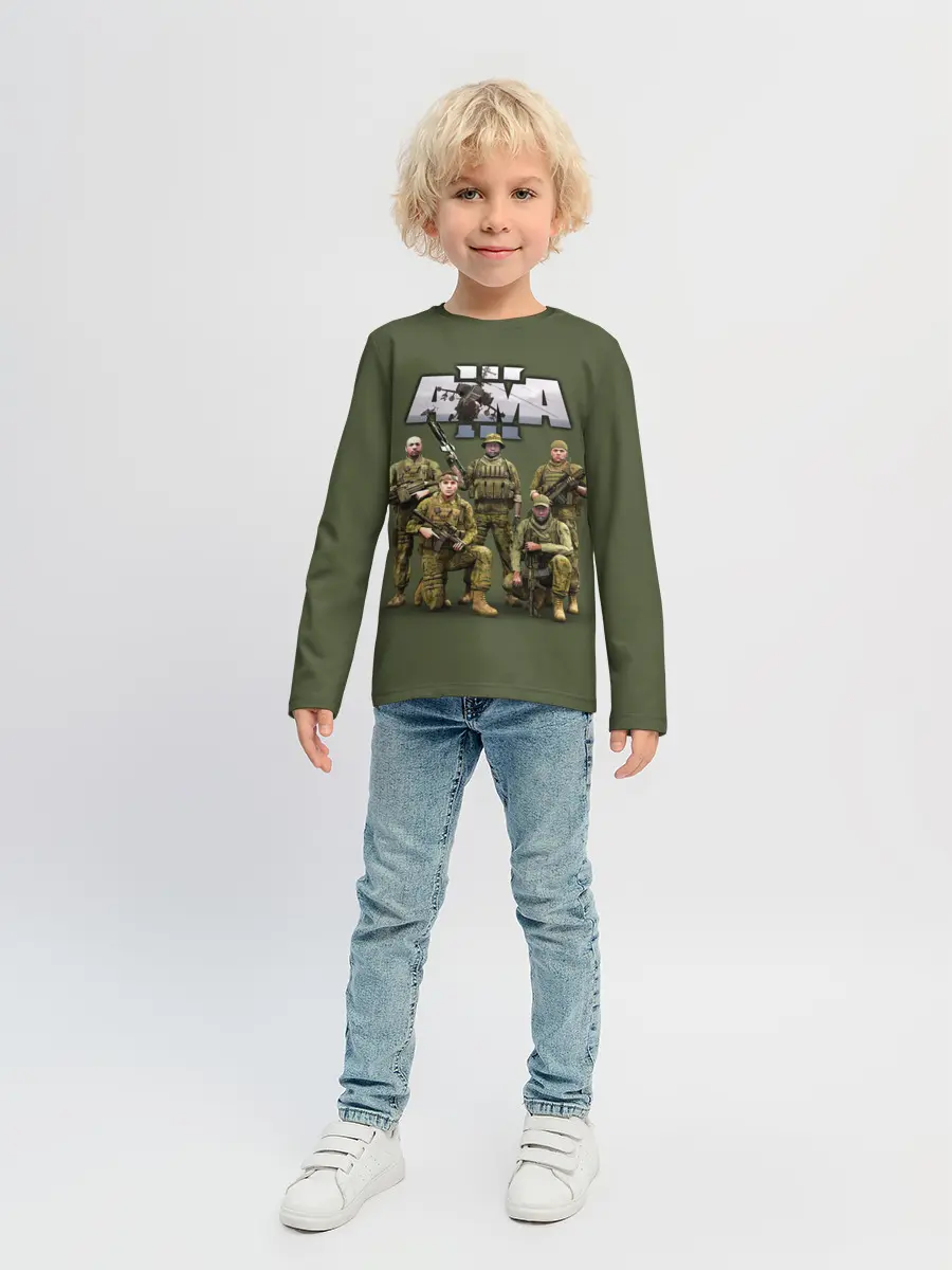 Детский лонгслив / Арма / Arma, военный симулятор