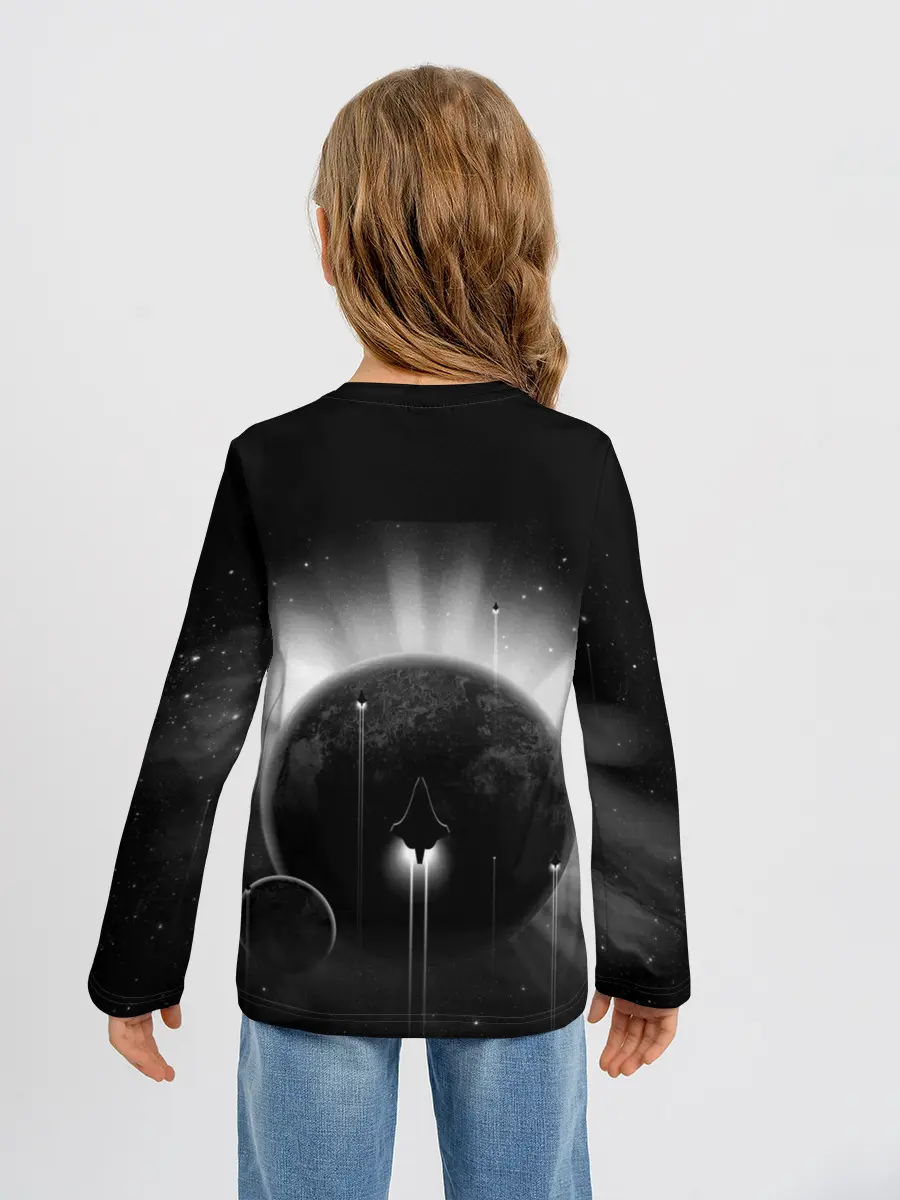 Детский лонгслив / Space X
