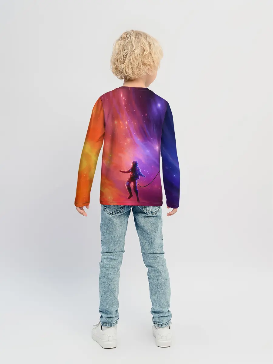 Детский лонгслив / Space X