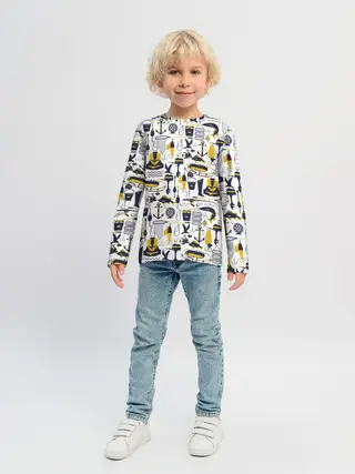 Детский лонгслив / Рыбалка