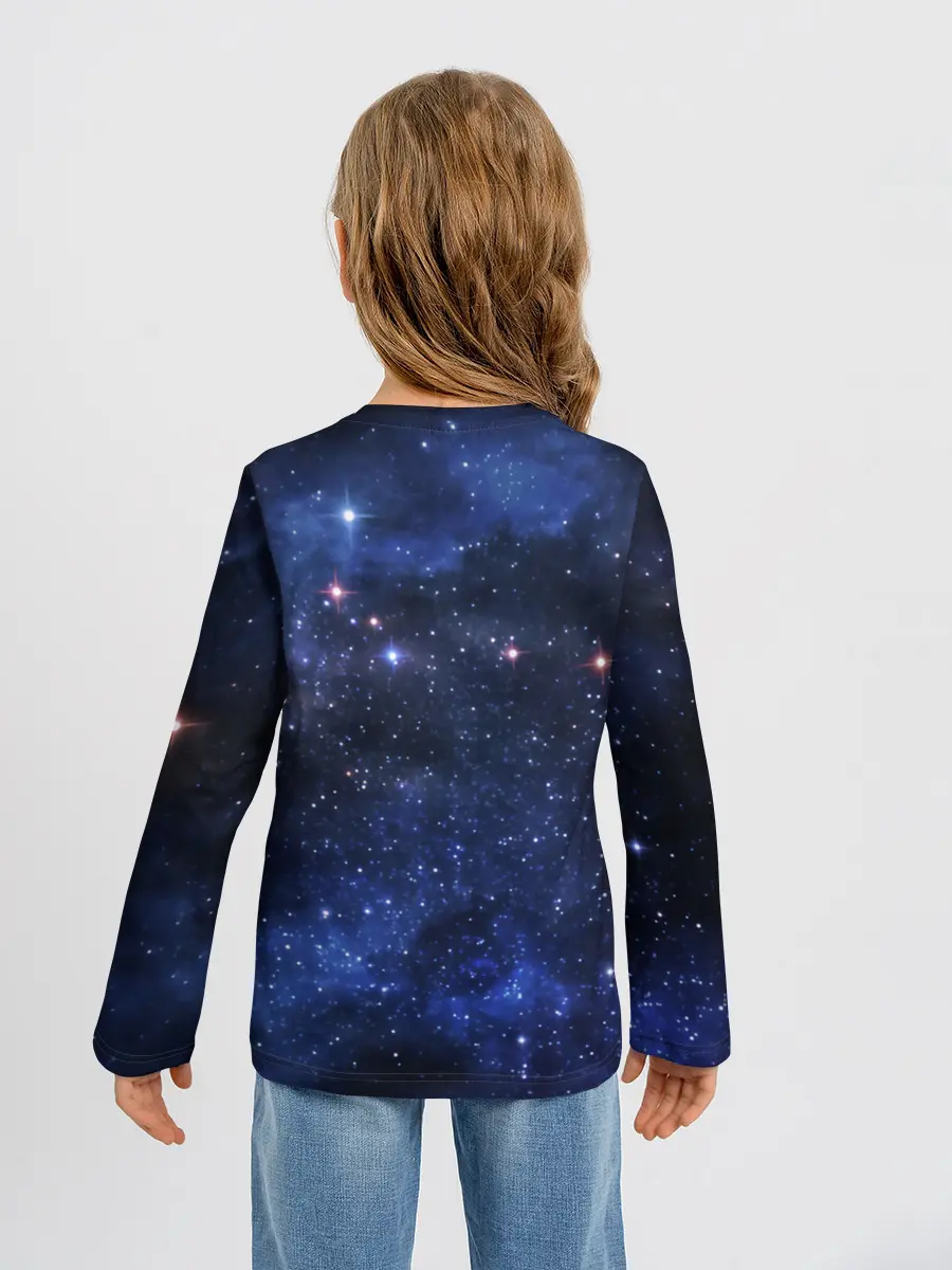 Детский лонгслив / Space X