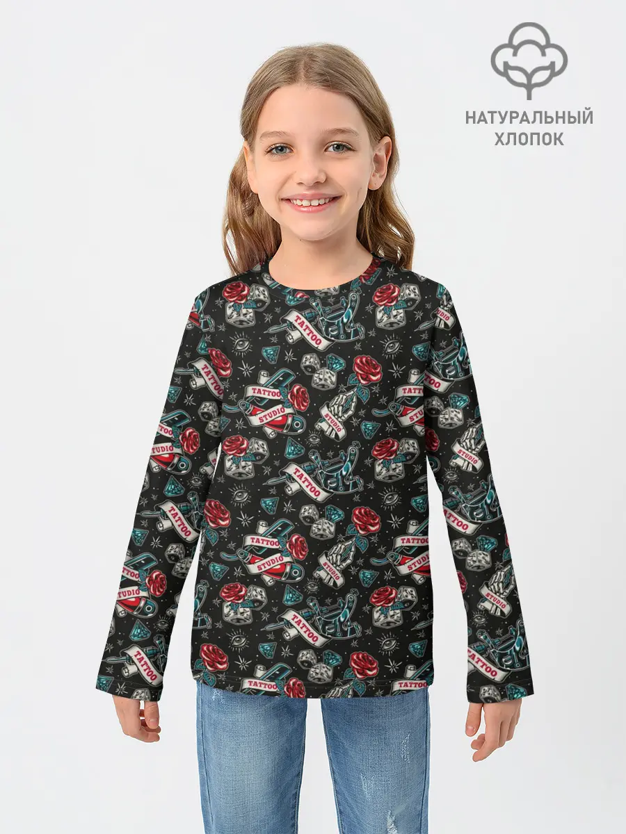 Детский лонгслив / TATTOO