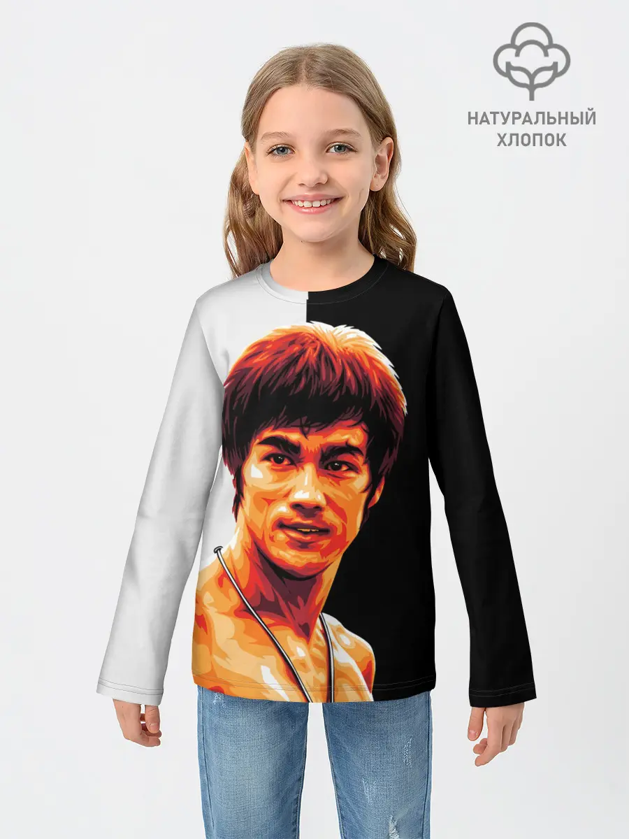 Детский лонгслив / Bruce Jeet Kune Do