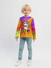 Детский лонгслив / Единорог | Unicorn | Rainbow