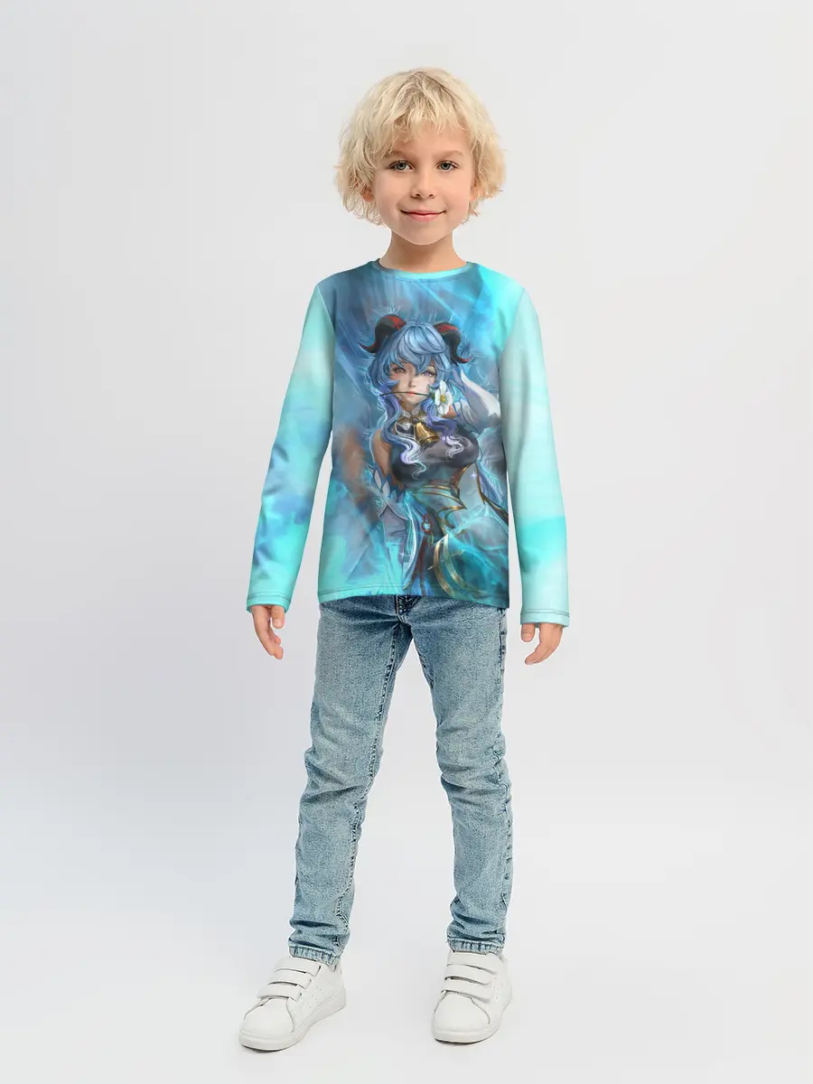 Детский лонгслив / Гань Юй | Ganyu | Геншин Импакт