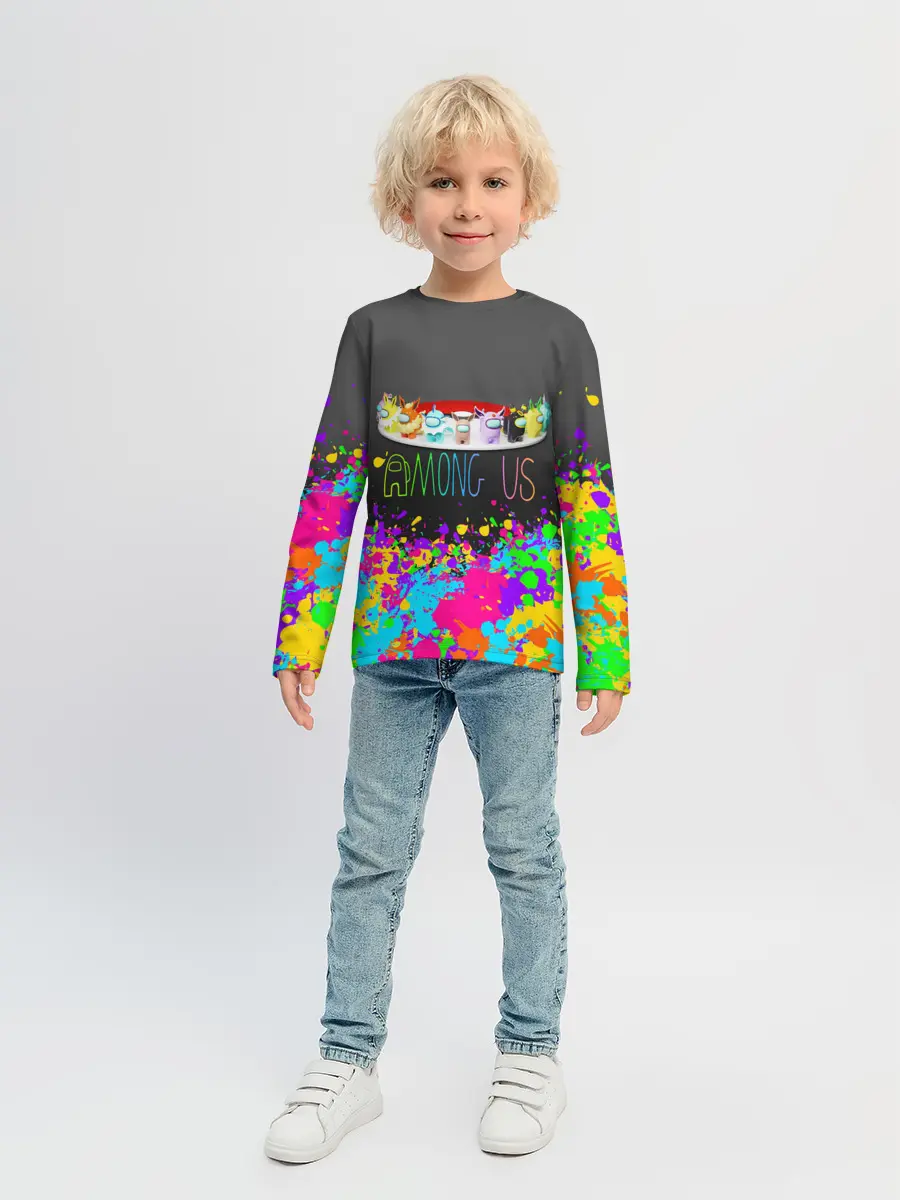 Детский лонгслив / Among Us | Pokemon | Покемон