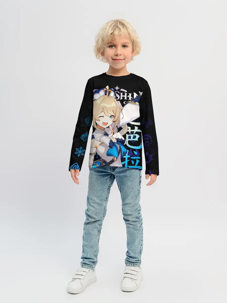 Детский лонгслив / Барбара / Genshin Impact