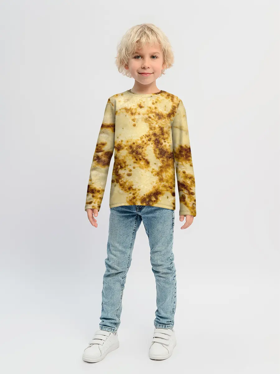 Детский лонгслив / Жареный блин