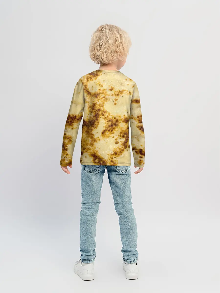 Детский лонгслив / Жареный блин