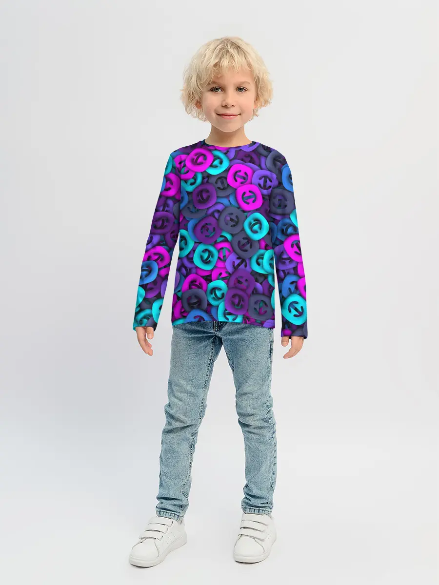 Детский лонгслив / Неоновые снаперсы
