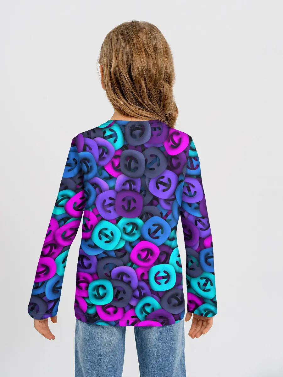 Детский лонгслив / Неоновые снаперсы