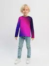 Детский лонгслив / Фиолетово-малиновый градиент