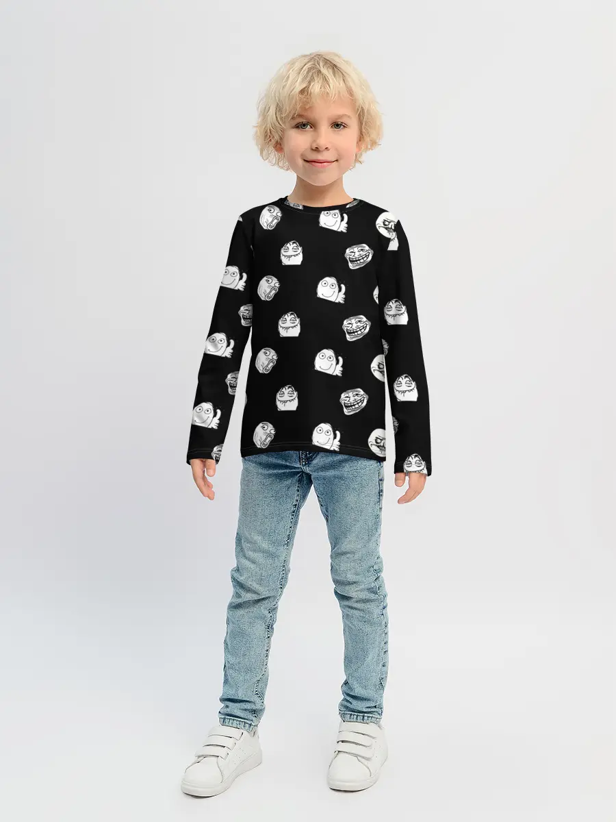 Детский лонгслив / Trollolo
