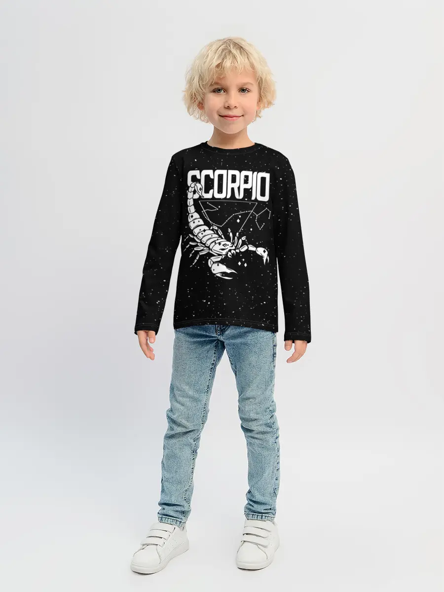 Детский лонгслив / Dark Scorpio
