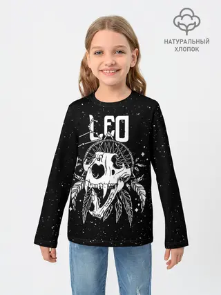 Детский лонгслив / Dark Leo