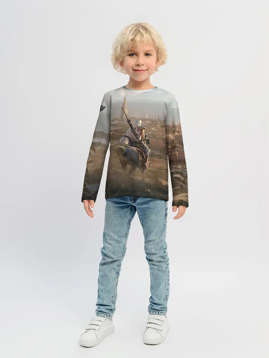 Детский лонгслив / Байек на коне