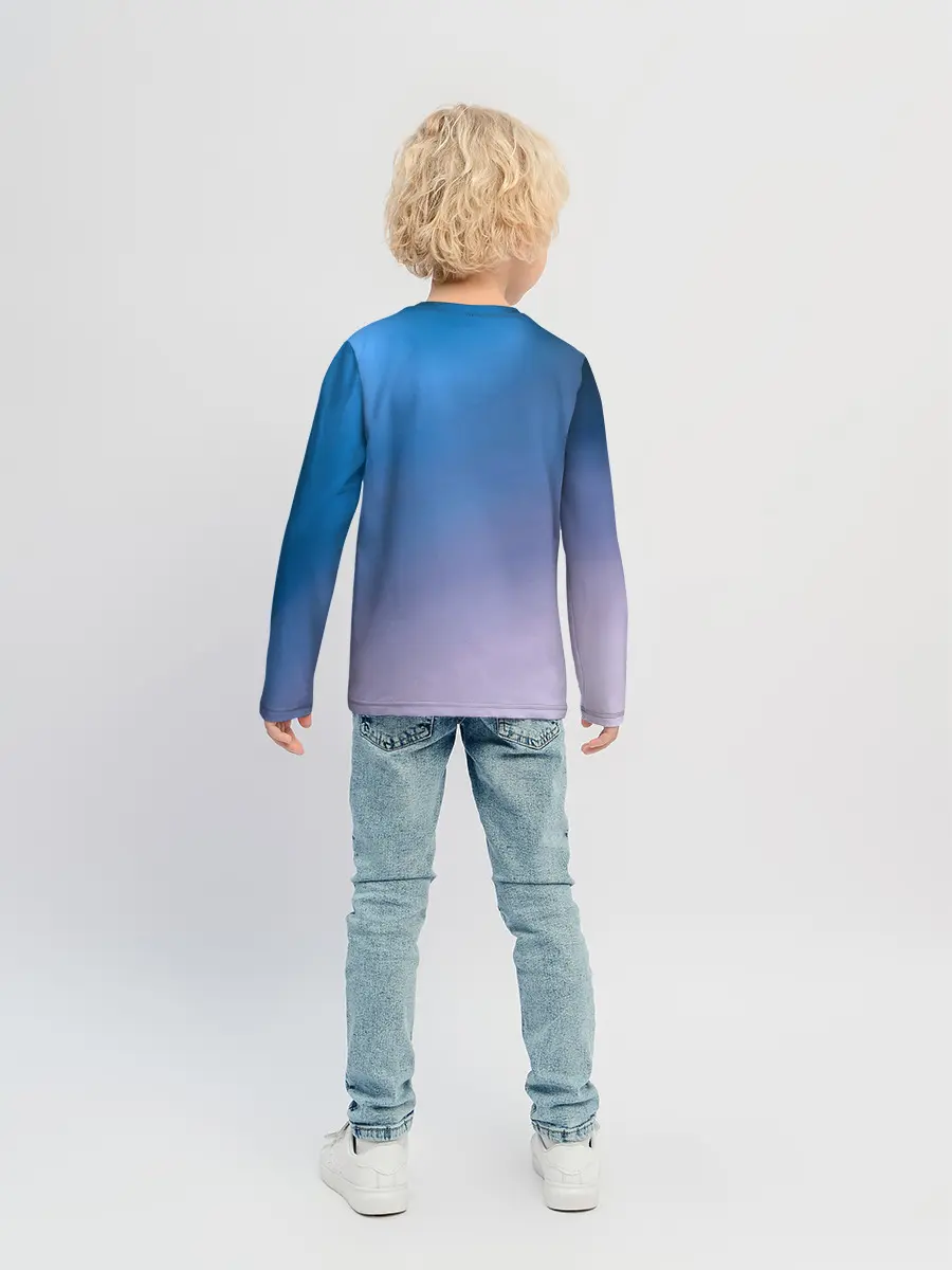 Детский лонгслив / Девушка с большими глазами