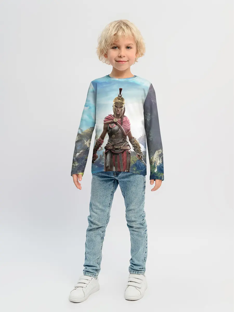 Детский лонгслив / Воинственная Кассандра