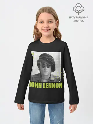 Детский лонгслив / Стильный Ленон