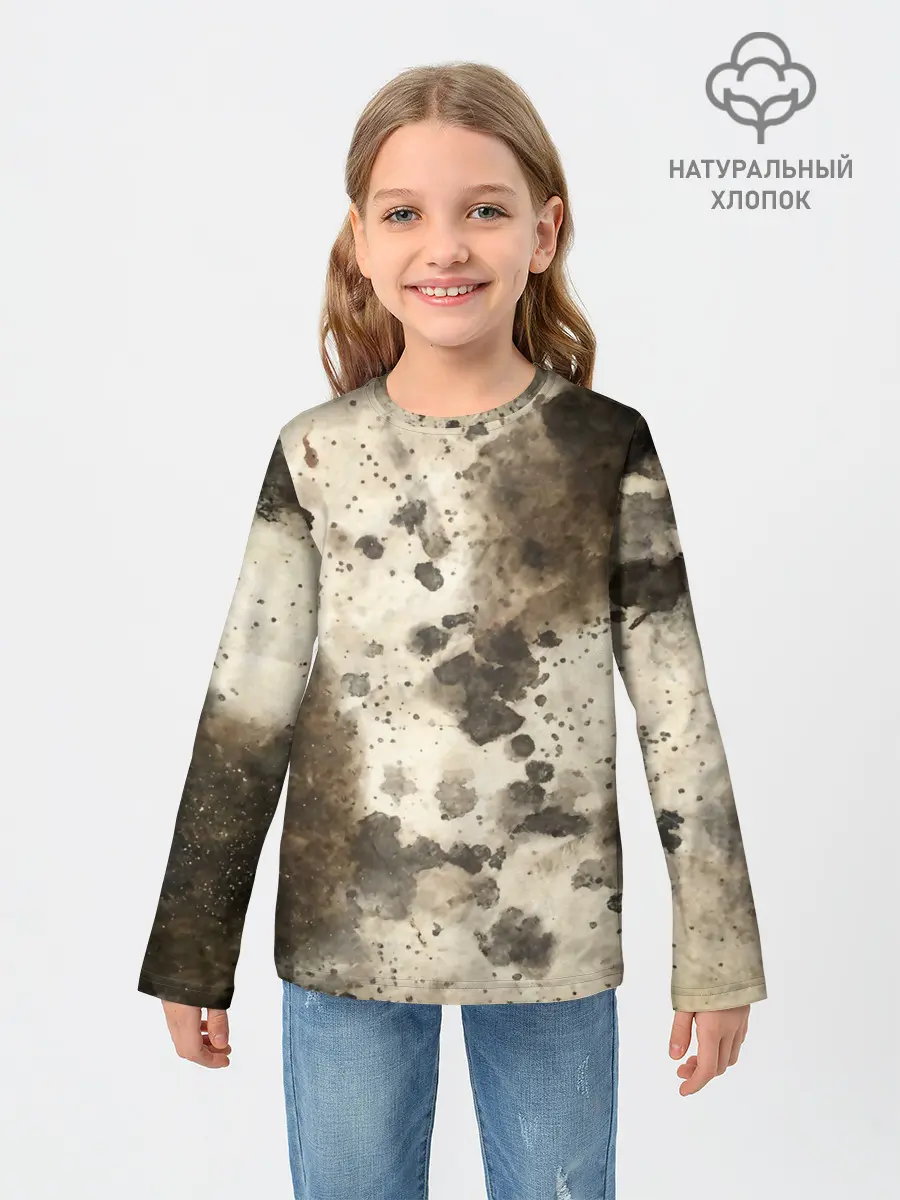 Детский лонгслив / Пятьдесят оттенков серого