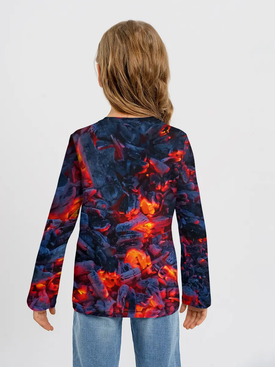 Детский лонгслив / Магия углей