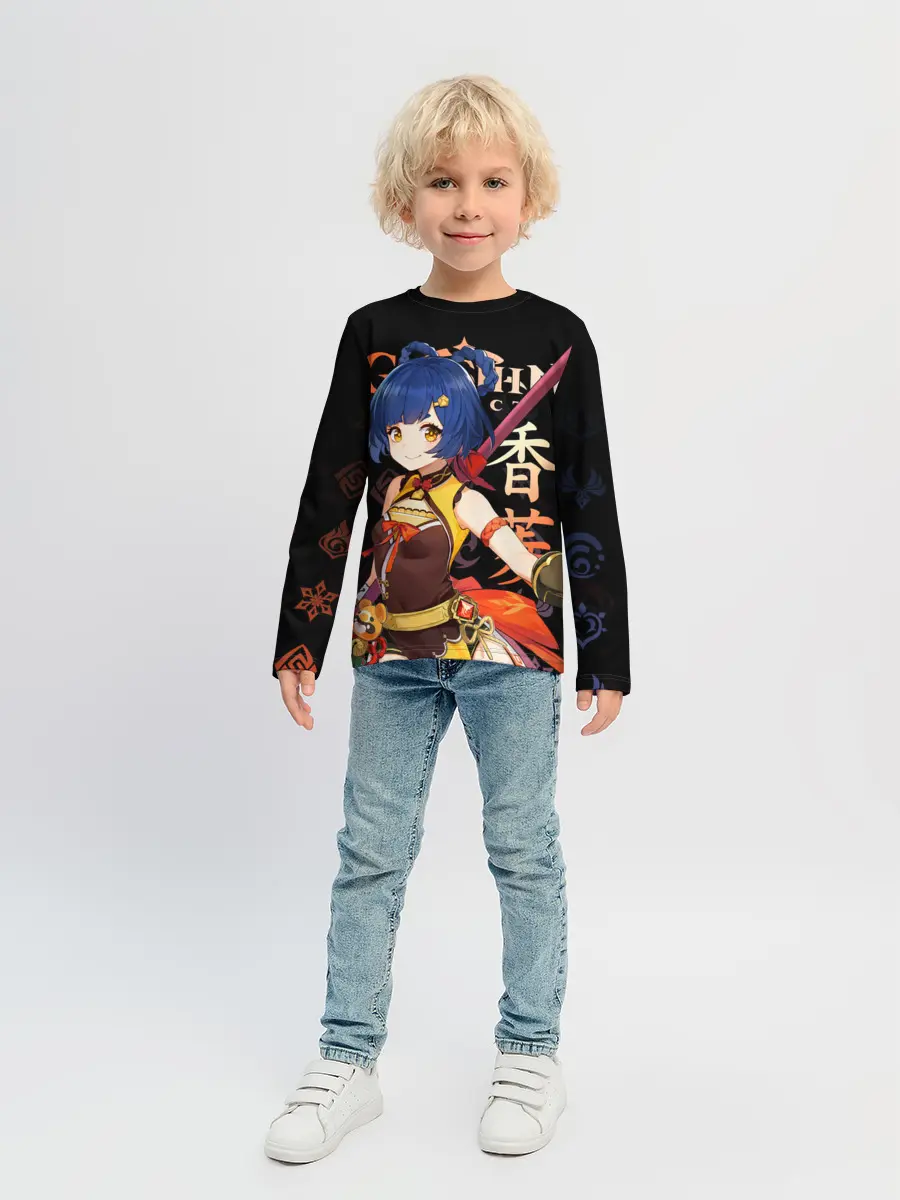 Детский лонгслив / Сян Лин / Genshin Impact